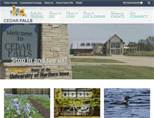 Tablet Screenshot of cedarfallstourism.org